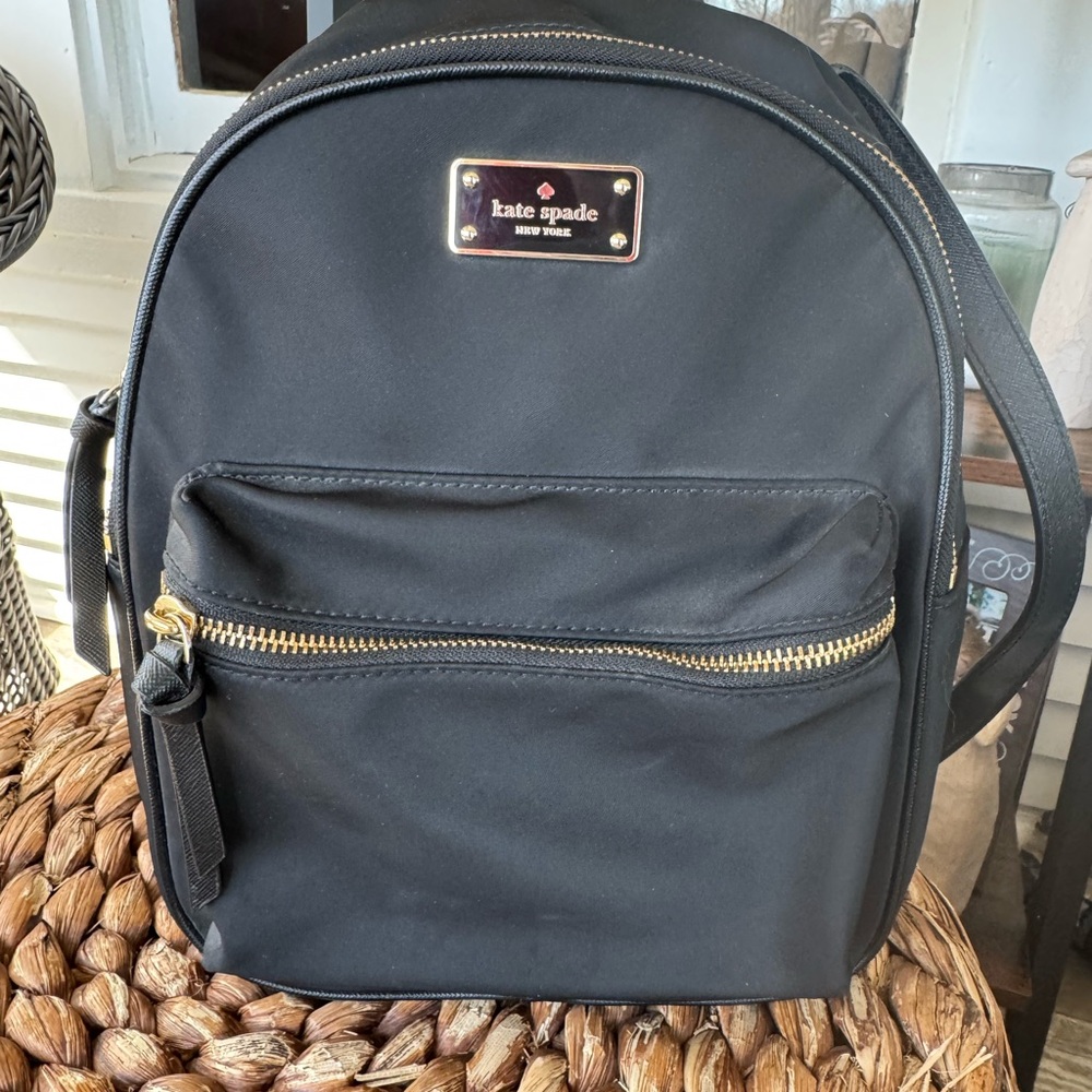 Kate Spade Black Backpack